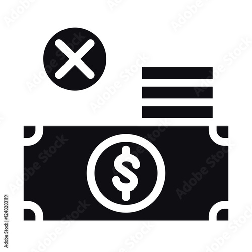 illicit money solid icon