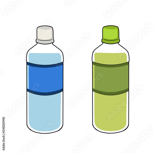 Disaster Prevention Anime Style Bottled Drinking Water Set