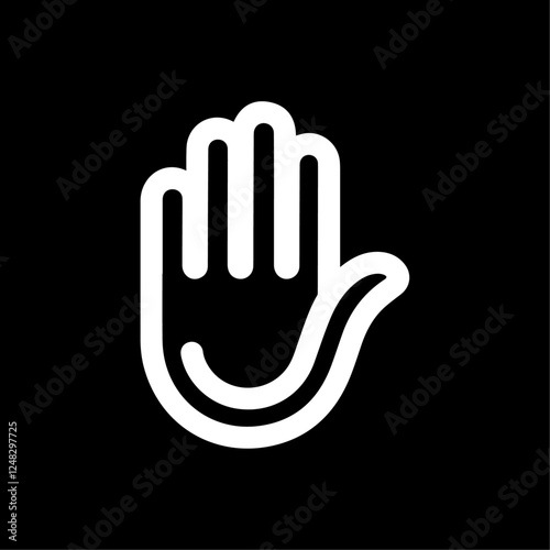 Hand Vector Icon Illustration Featuring Various Gestures and Hand Shapes, Perfect for Background Wallpaper Templates and Icon Design, Vector Art and Symbol Collection