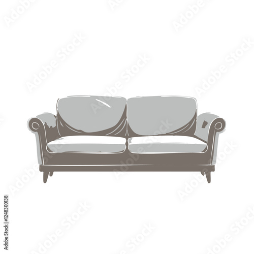 Sofa Couch Armchair Chair Household Item Furniture Decoration Appliance Interior Decor

