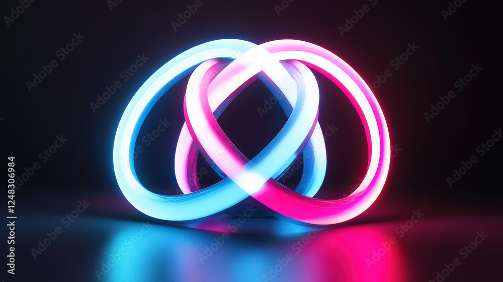 Colorful halo combination with black background Colorful halo combination with black background