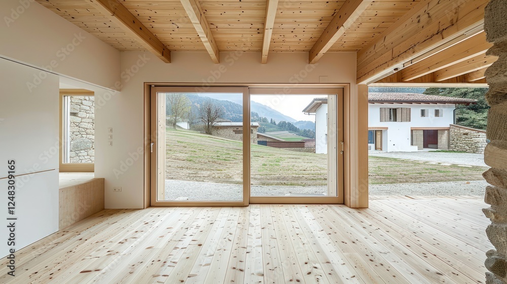 Obraz premium empty living room