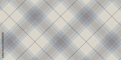 Vector checkered pattern or plaid pattern. Tartan, textured seamless twill for flannel shirts, duvet covers, other autumn winter textile mills. Vector Format