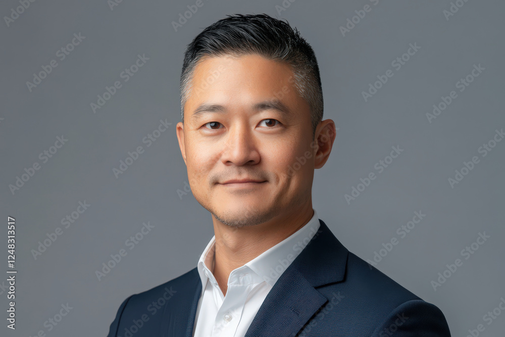 Portrait of Asian man with confidence Portrait of Asian man with confidence