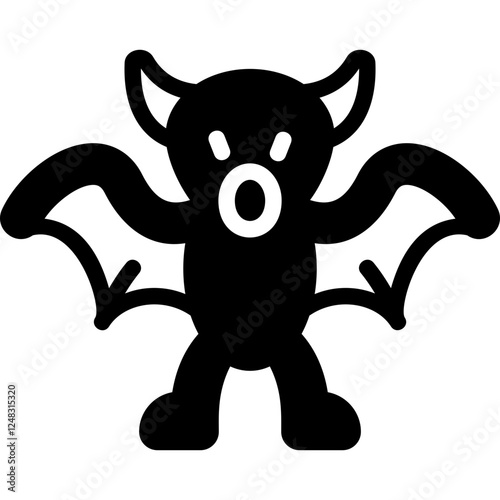 Bat glyph icon