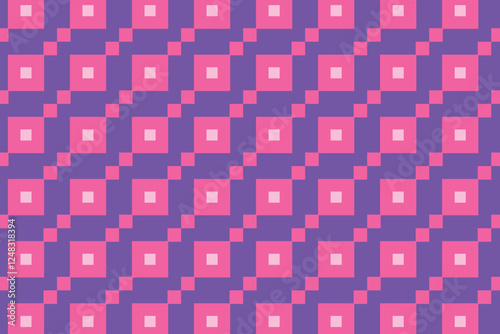 Abstract blue and purple box packaging pattern design 