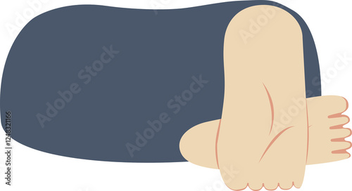 Feet position during final tashahhud photo