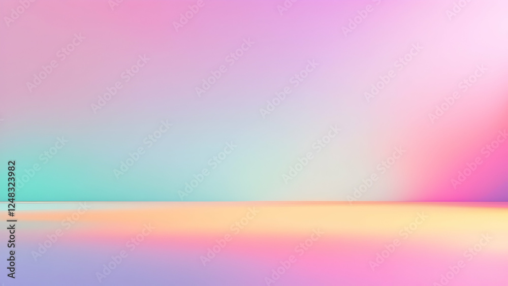 Obraz premium Colorful Gradient Layers