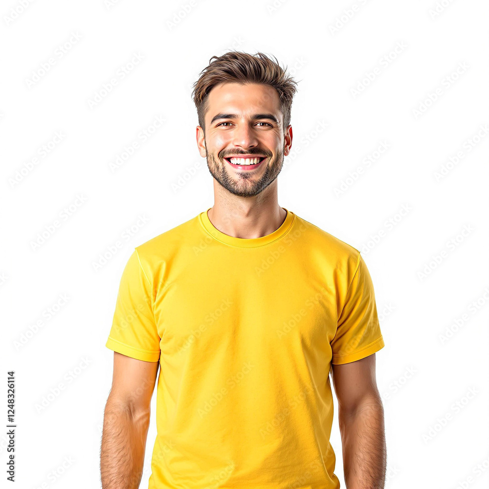 Fototapeta premium Solid color t-shirt mockup design