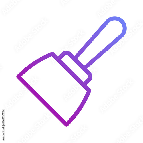 Modern Gradient Handbell Simple Outline Icon