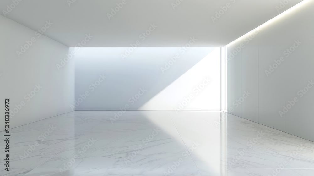 Fototapeta premium empty white room