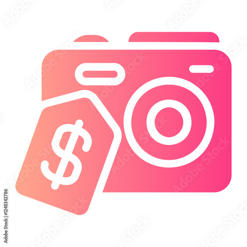 Camera gradient icon