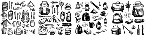 Essential camping gear and equipment for outdoor adventures and exploration in nature