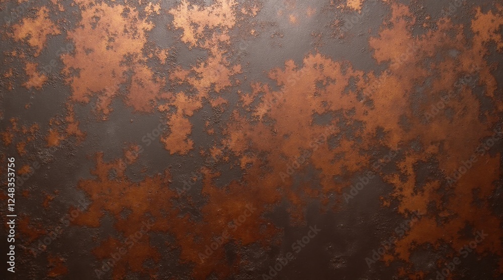 Aged Dark Copper Metal Texture with Oxidized Patterns Aged Dark Copper Metal Texture with Oxidized Patterns
