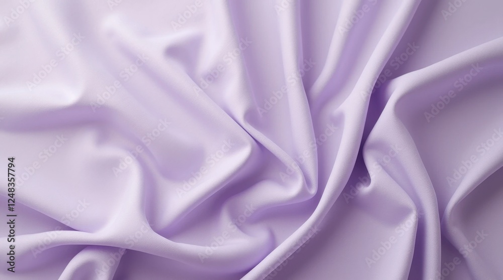 Obraz premium Elegant Draped Lavender Fabric