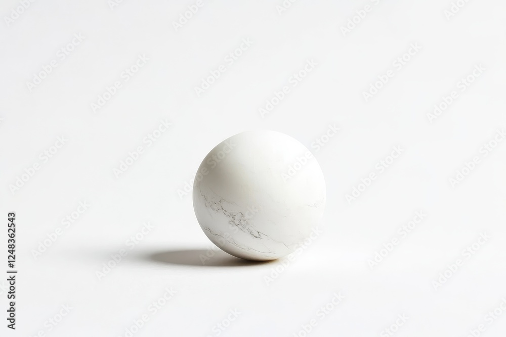 Single white egg on plain white background Single white egg on plain white background