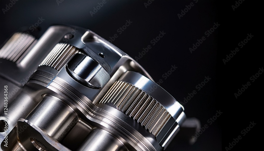 A macro shot of a car engine component, showcasing polished metal surfaces and fine details, highlighting precision engineering and craftsmanship.
A macro shot of a car engine component, showcasing polished metal surfaces and fine details, highlighting precision engineering and craftsmanship.