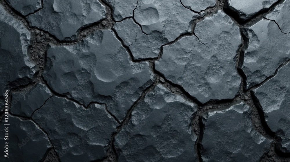 Rugged and Cracked Volcanic Rock Background Rugged and Cracked Volcanic Rock Background