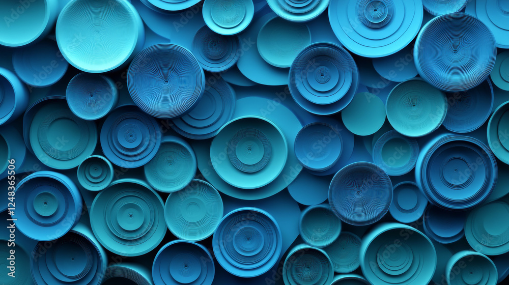 abstract cyan distorted swirl abstract technology circles background texture 3d render illustration abstract cyan distorted swirl abstract technology circles background texture 3d render illustration