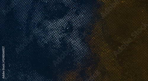 Abstract textured background with a gradient of dark blue and gold tones.
