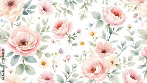 Wallpaper Mural Floral Pattern Torontodigital.ca