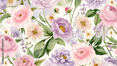 Wallpaper Mural Floral Pattern Torontodigital.ca