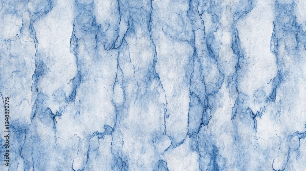 Naklejka premium Light blue marble texture background. Possible use Interior design, wallpaper, textile design