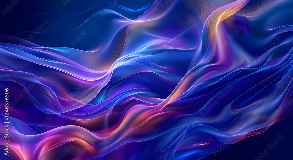 Obraz premium abstract background with colorful waves