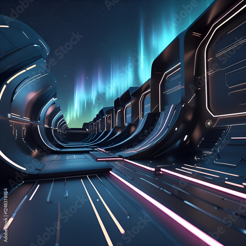road in the spaces 