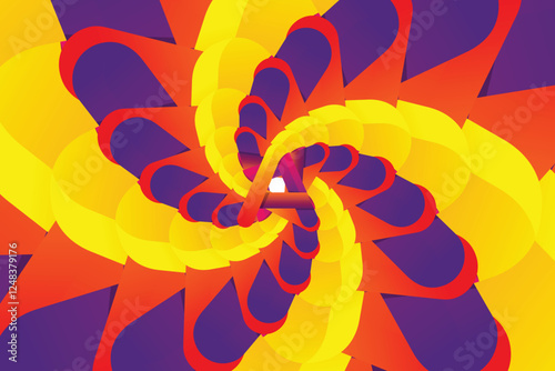 Colorful abstract background for social media, print media and t-shirt mockup