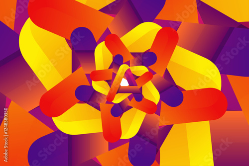 Colorful abstract background for social media, print media and t-shirt mockup