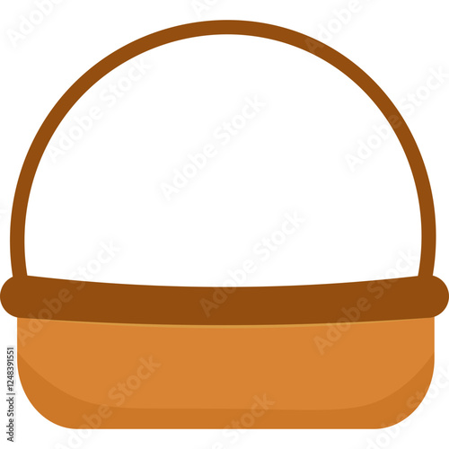 Wicker Basket Illustration