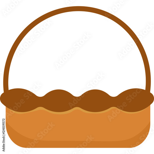 Wicker Basket Illustration