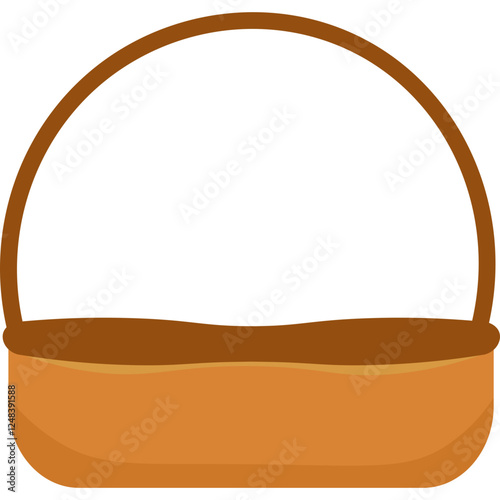 Wicker Basket Illustration