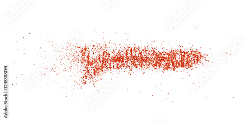 The vector illustration depicts a dynamic splatter of chili powder, dried pepper, spicy paprika, and other seasonings. Png.	
