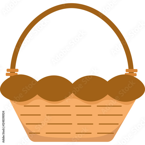 Wicker Basket Illustration