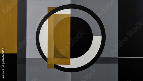 Geometric Composition in Color and Shape