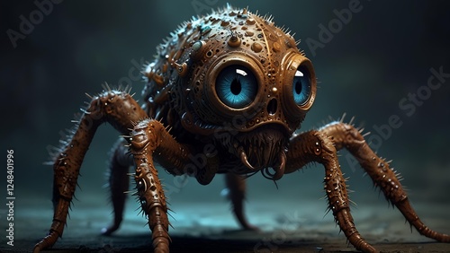 spider-like creature with big eyes