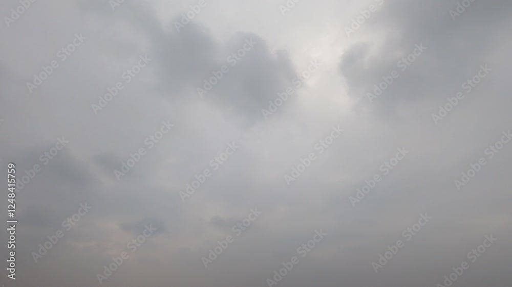 Mysterious clouds surround the sky during an atmospheric aerial journey at dusk Mysterious clouds surround the sky during an atmospheric aerial journey at dusk