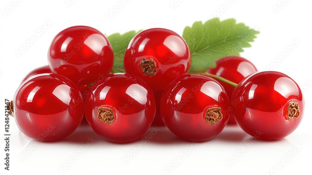 Luscious Red Currants: A Delightful Cluster of Ripe Berries Luscious Red Currants: A Delightful Cluster of Ripe Berries