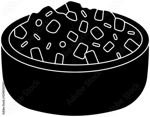cucumber illustration vegan silhouette food logo tartar icon tartare outline vegetable pickled cooking meal appetizer healthy nutrition dish onion shape or vector graphic background