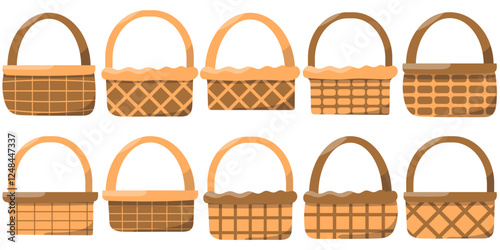 Wicker Basket Illustration