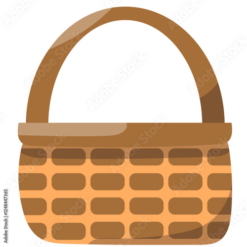 Wicker Basket Illustration