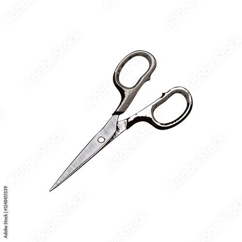 Scissors Sketch Cut Tool Stationery School Knowledge Education Academy Learn Study Learning
