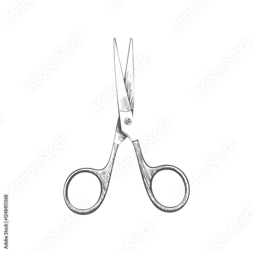 Scissors Sketch Cut Tool Stationery School Knowledge Education Academy Learn Study Learning
