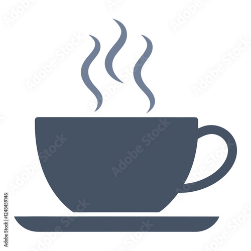 This is a tea cup vector design with illustration.cup icon,vector cup,
