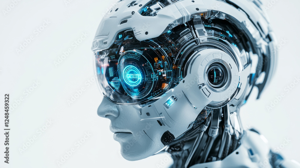 futuristic technology white background 3d rendering illustration futuristic technology white background 3d rendering illustration