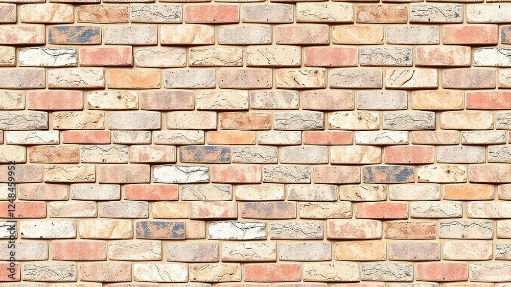 Obraz premium Intricate Brickwork with Interlocking Weave Design
