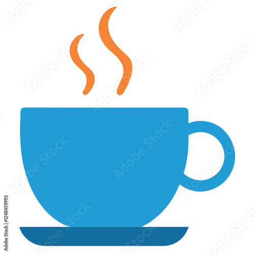 This is a tea cup vector design with illustration.cup icon,vector cup,