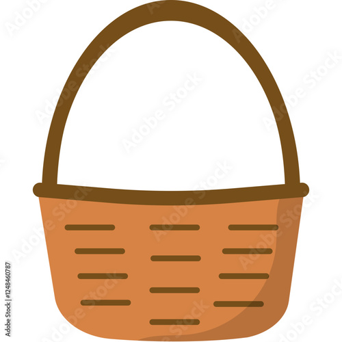 Wicker Basket Illustration
